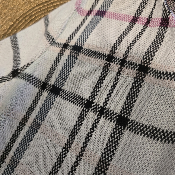 Ann Taylor Plaid Sweater Cardigan Size S - Picture 3 of 4